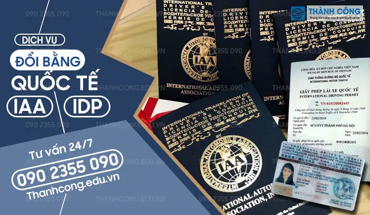 Đổi bằng lái xe quốc tế online tại TPHCM