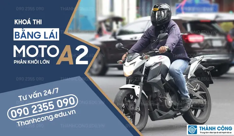 Thi bằng lái xe Mô tô A2 tại TPHCM 2 Thi bằng lái xe Mô tô A2 tại TPHCM
