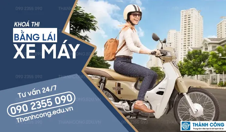 Thi bằng lái xe máy A1 tại TPHCM 1 Thi bằng lái xe máy A1 tại TPHCM