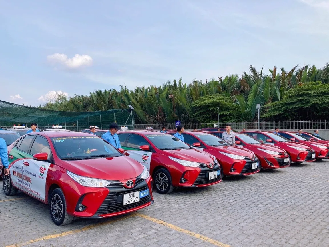Học xe Vios mới tại Trung tâm lái xe Thành Công
